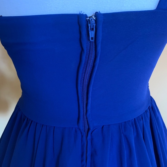 City Studio, One shoulder blue, size 1 Dress. - Picture 8 of 12